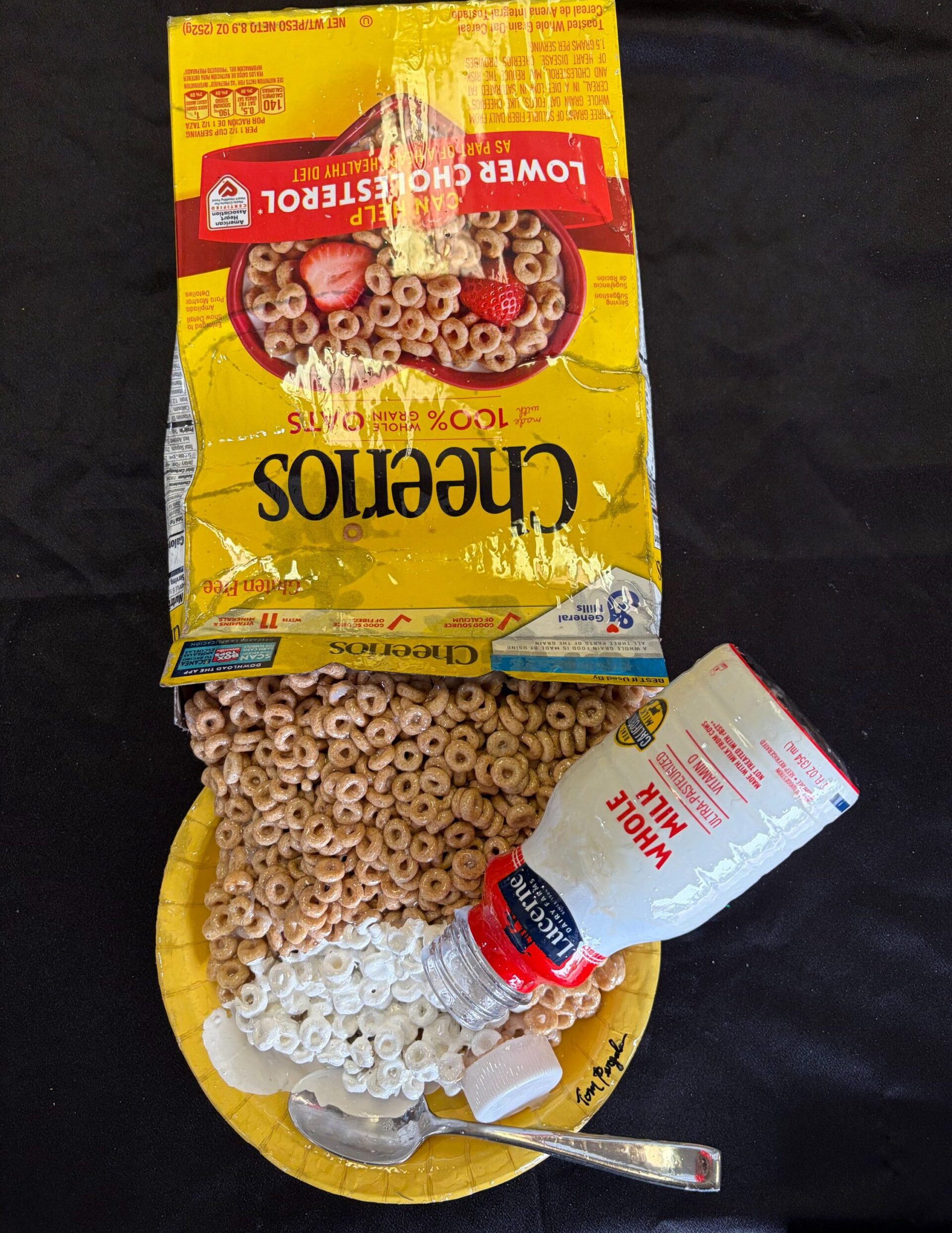 Cheerios With Milk by Tom Pergola