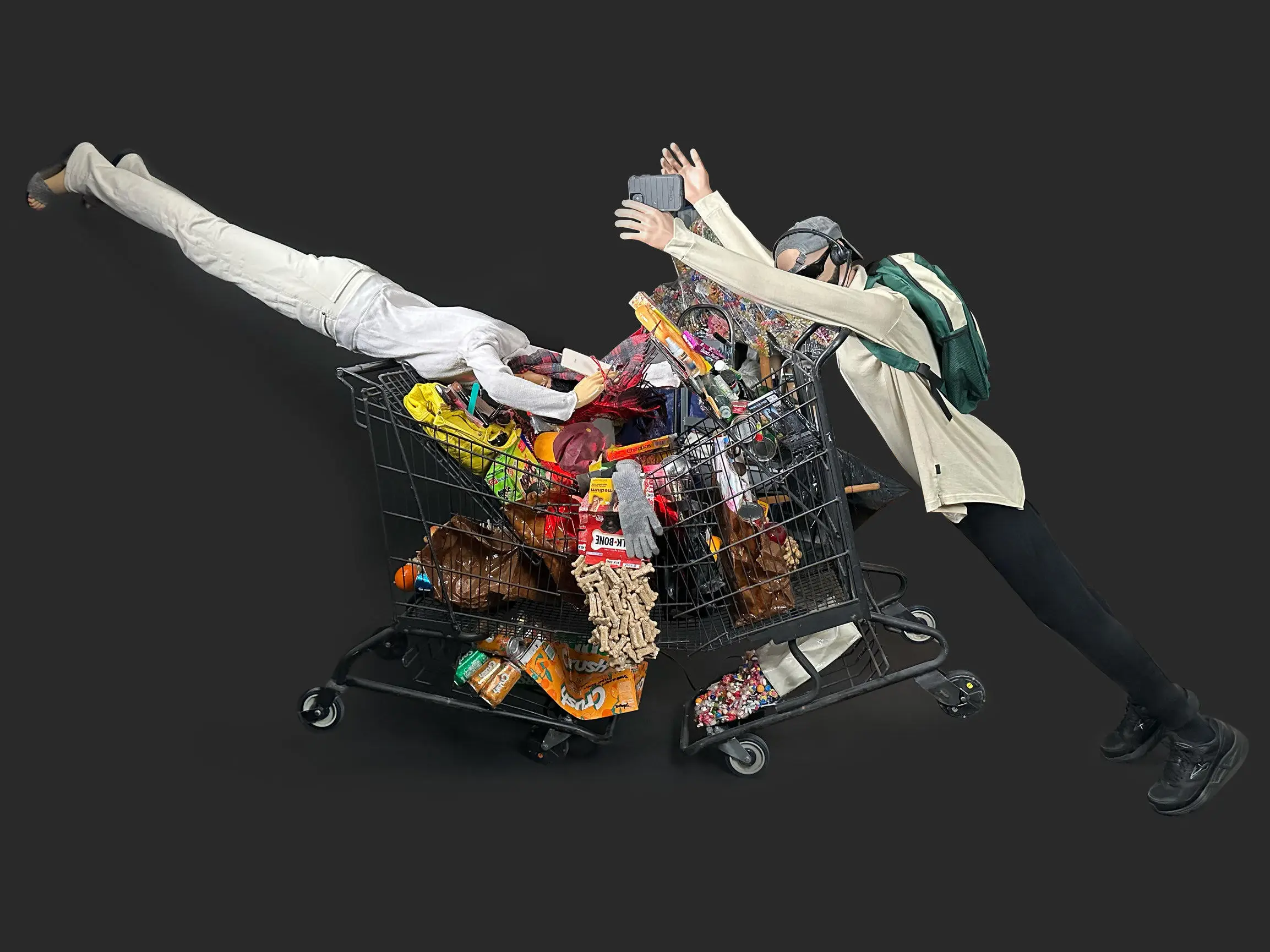 Distracted Shoppers by Tom Pergola